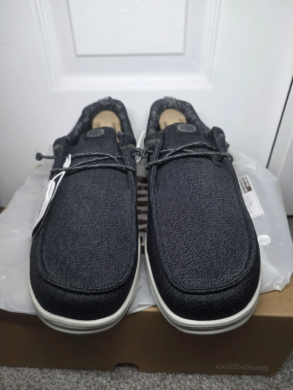 Hey Dude h20 Hey20 black/Monument Grey Mesh Size 9 Men's
